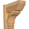 Ekena Millwork Merced Slat Rough Sawn Outlooker, Western Red Cedar, 8"W x 18"D x 18"H OUT08X18X18MRC06RWR - alternate 1